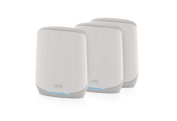 NETGEAR Orbi RBK763S Tri-band (2.4 GHz / 5 GHz / 5 GHz) Wi-Fi 6 (802.11ax) White 7 Internal