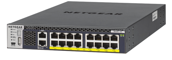 NETGEAR M4300-16X Managed L3 10G Ethernet (100/1000/10000) Power over Ethernet (PoE) 1U Black