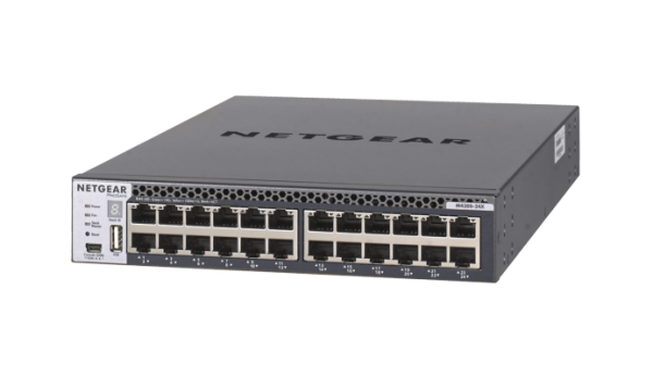 NETGEAR M4300-24X Managed L3 10G Ethernet (100/1000/10000) 1U Black