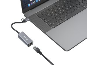 Equip USB-C to 2.5 Gigabit Ethernet Network (USB-C+A) Adapter