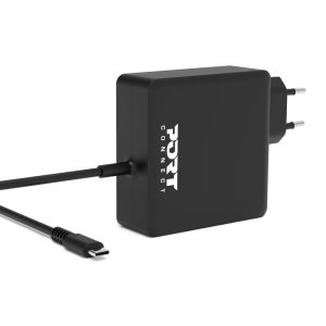 Port Designs 900097B-UK mobile device charger Smartphone, Tablet Black AC Fast charging Indoor