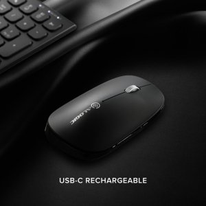 ALOGIC Echelon USB-C Rechargeable Wireless Mouse and Keyboard for Windows