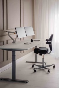 BakkerElkhuizen BE Flexible Dual 88.9 cm (35") White Desk