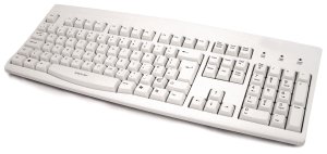 Accuratus KYBAC260-USBLC keyboard Office USB QWERTY English White