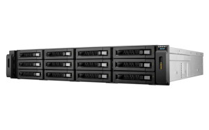 QNAP REXP-1210U-RP disk array 120 TB Rack (2U) Black, Grey