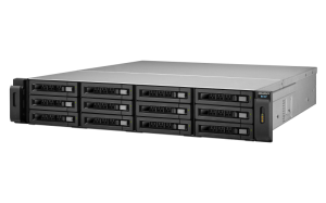 QNAP REXP-1210U-RP disk array 120 TB Rack (2U) Black, Grey