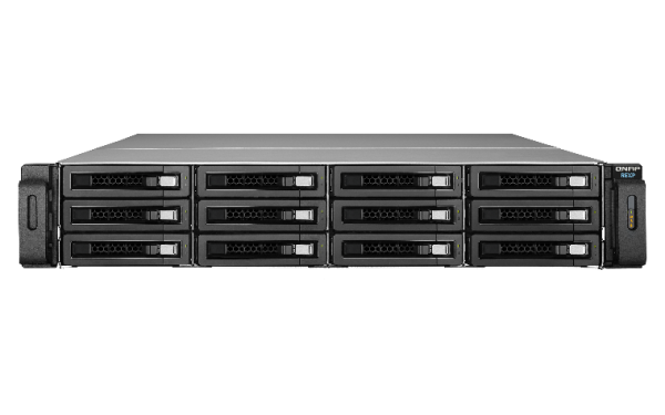 QNAP REXP-1220U-RP disk array 24 TB Rack (2U) Black