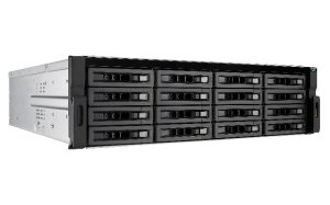 QNAP REXP-1620U-RP disk array 128 TB Rack (3U) Black