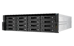 QNAP REXP-1620U-RP disk array 32 TB Rack (3U) Black