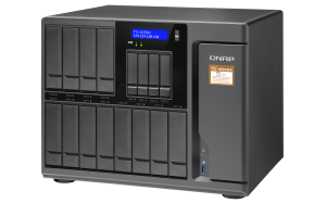 QNAP TS-1635AX NAS Desktop Marvell 4 GB DDR4 120 TB HDD QNAP Turbo System Black