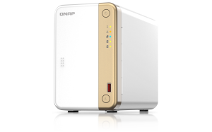 QNAP TS-262 NAS Tower Intel® Celeron® N4505 4 GB 12 TB HDD QNAP Turbo System Gold, White