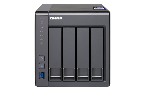 QNAP TS-431X2 NAS Tower Annapurna Labs Alpine AL-314 2 GB DDR3 16 TB HDD QNAP Turbo System Black