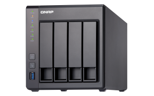 QNAP TS-431X2 NAS Tower Annapurna Labs Alpine AL-314 2 GB DDR3 16 TB HDD QNAP Turbo System Black