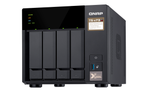 QNAP TS-473 NAS Desktop AMD Embedded R-Series SoC RX-421ND 4 GB DDR4 16 TB HDD QNAP Turbo System Black