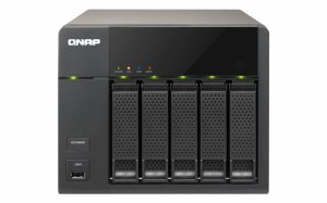 QNAP TS-569L NAS/storage server Tower Intel Atom® D2700 1 GB DDR3 QNAP Turbo System Black