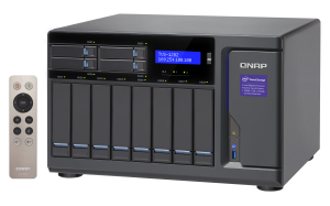 QNAP TVS-1282 NAS Tower Intel® Core™ i3 i3-6100 8 GB DDR4 16 TB HDD QNAP Turbo System Black