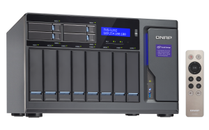 QNAP TVS-1282 NAS Tower Intel® Core™ i3 i3-6100 8 GB DDR4 16 TB HDD QNAP Turbo System Black