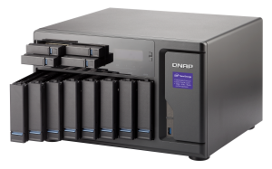 QNAP TVS-1282 NAS Tower Intel® Core™ i3 i3-6100 8 GB DDR4 16 TB HDD QNAP Turbo System Black