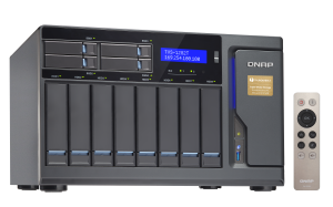 QNAP TVS-1282T NAS Tower Intel® Core™ i5 i5-6500 16 GB DDR4 16 TB HDD QNAP Turbo System Black