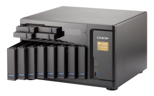 QNAP TVS-1282T NAS Tower Intel® Core™ i5 i5-6500 16 GB DDR4 80 TB HDD QNAP Turbo System