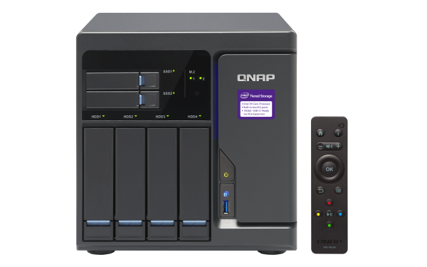 QNAP TVS-682 NAS Tower Intel® Core™ i3 i3-6100 8 GB DDR4 16 TB HDD QNAP Turbo System Black