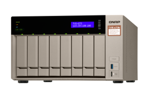 QNAP TVS-873e NAS Tower AMD Embedded R-Series SoC RX-421BD 4 GB DDR4 80 TB HDD QNAP Turbo System Gold