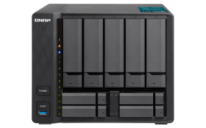 QNAP TVS-951X NAS Tower Intel® Celeron® 2 GB DDR4 10 TB HDD QNAP Turbo System Black