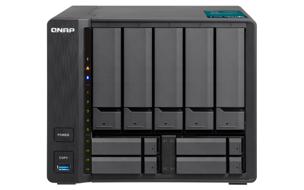 QNAP TVS-951X NAS Tower Intel® Celeron® 2 GB DDR4 10 TB HDD QNAP Turbo System Black