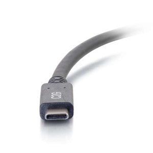 C2G 1.8m (6ft) USB C Cable - USB A 3.0 (3A) - M/M USB Type C Cable - Black