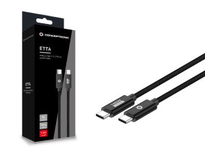 Conceptronic ETTA02B12 USB 3.2 Gen 2 C-C PD 3.0 100W Cable 1.2M, 20V 5A, 10Gbps, E-Mark