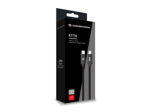 Conceptronic ETTA03B12 USB C-C PD 3.1 240W Fast Charging Cable 1.2M, 48V 5A, 480Mbps, E-Mark