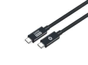 Conceptronic ETTA04B12 USB 4.0 Gen 3 C-C PD 3.1 240W Cable 1.2M, 48V 5A, 40Gbps, E-Mark