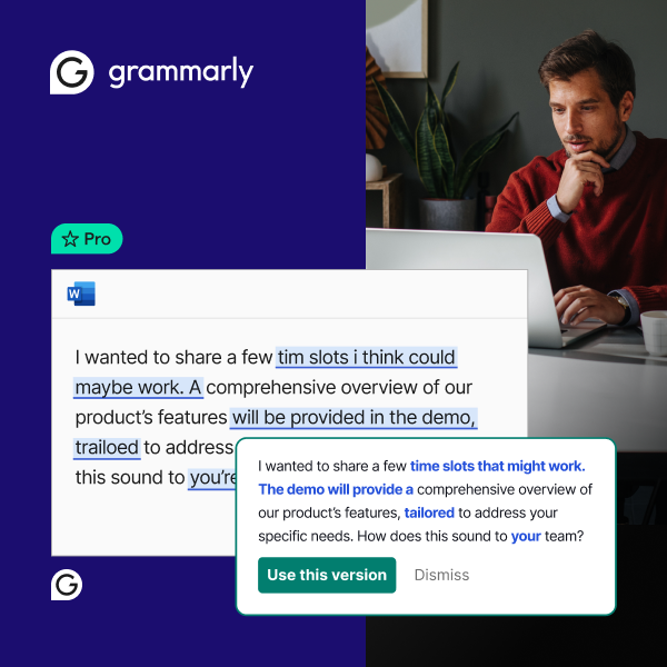 Grammarly 5 User Licence - 1 Year - please provide end user details