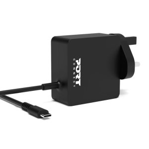 Port Designs 900096B-UK mobile device charger Smartphone, Tablet Black AC Fast charging Indoor