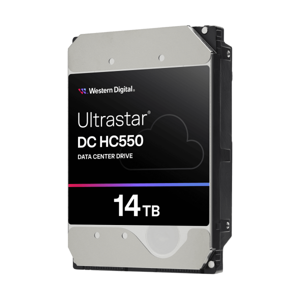 Western Digital Ultrastar DC HC550 internal hard drive 14.3 TB 7200 RPM 512 MB 3.5" Serial ATA