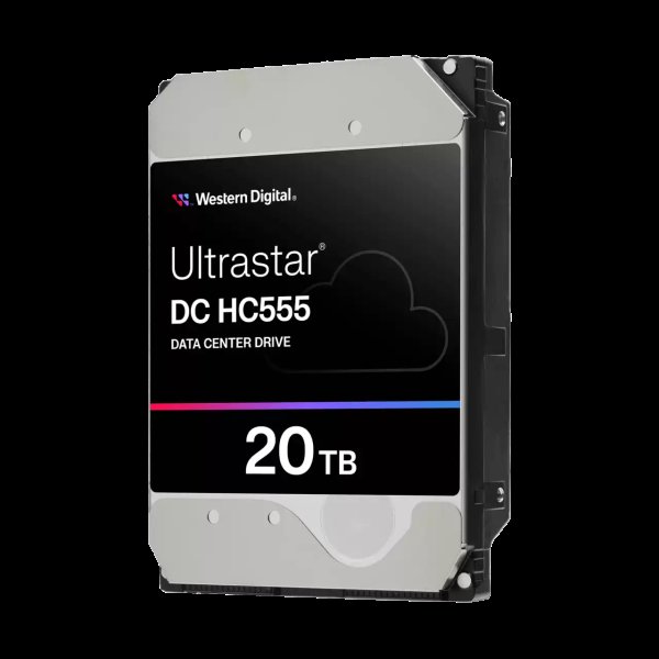 Western Digital Ultrastar DC HC555 internal hard drive 20 TB 7200 RPM 512 MB 3.5" SAS3