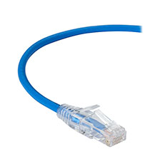 Black Box C6APC28-BL-07 networking cable Blue 2.1 m Cat6a U/UTP (UTP)