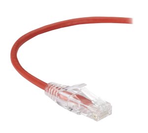 Black Box CAT6A 6m networking cable Red U/UTP (UTP)