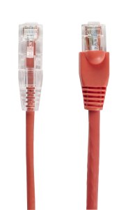 Black Box CAT6A 6m networking cable Red U/UTP (UTP)