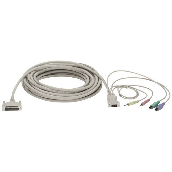 Black Box EHN151A-0010 KVM cable White 3 m