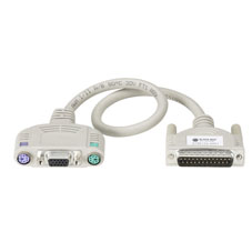 Black Box EHN154-0020 KVM cable White 6 m