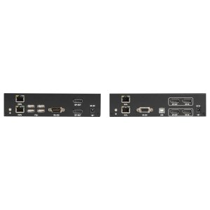 Black Box OVER CATX 4K DUAL-HEAD DISPLAYPORT USB 2.0 KVM extender Transmitter & receiver