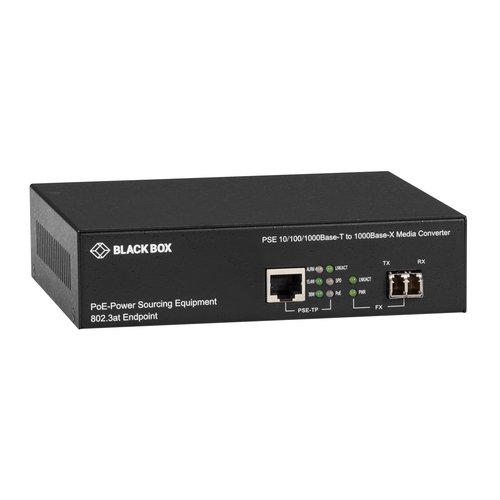 Black Box LPS500A-MM-LC-R3 network media converter 1000 Mbit/s 850 nm Multi-mode