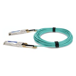 AddOn Networks 02311KNQ-5M-AO InfiniBand/fibre optic cable QSFP28 AOC Green