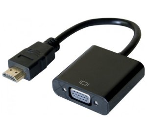 HDMI - VGA, M/F, Black