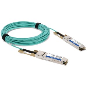 Brocade (Formerly) 100G-QSFP-QSFP-AOC-0301 Compatible TAA Compliant 100GBase-AOC QSFP28 Active Optical Cable (850nm, MMF, 3m)