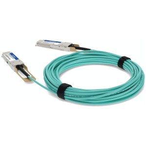 AddOn Networks 100G-QSFP-QSFP-AOC-0501-AO InfiniBand/fibre optic cable 5 m QSFP28 Turquoise