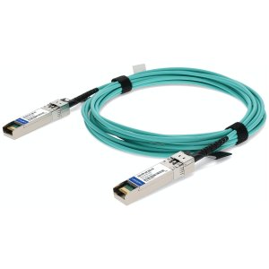 Brocade (Formerly) 10GE-SFPP-AOC-0901 Compatible TAA Compliant 10GBase-AOC SFP+ to SFP+ Active Optical Cable (850nm, MMF, 9m)