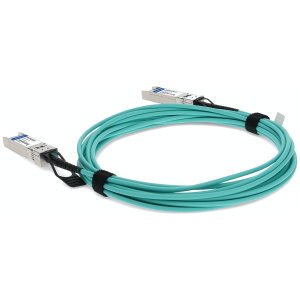 Brocade (Formerly) 10GE-SFPP-AOC-0901 Compatible TAA Compliant 10GBase-AOC SFP+ to SFP+ Active Optical Cable (850nm, MMF, 9m)