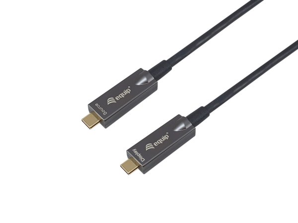 Equip USB-C to C Active Optical Cable, 10m, 4K/60Hz, Video+Data+PD